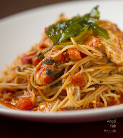 Angel Hair Vesuvio | Virtue's Restaurant in Summa Akron City Hospital